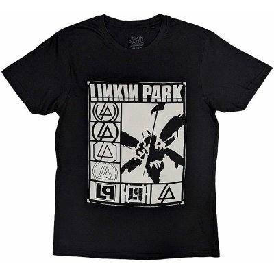 Linkin Park tričko Logos Rectangle Black pánské