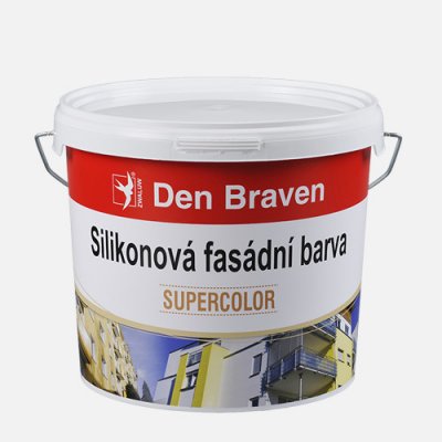 Den Braven Silikonová fasádní barva probarvená, 1.skupina 0,25 - 0,40 kg 7 kg – Zbozi.Blesk.cz