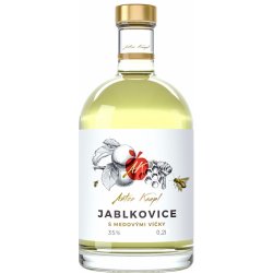 Anton Kaapl Jablkovice s medovými víčky 35% 0,2 l (holá láhev)