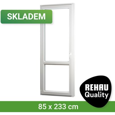SKLADOVÁ-OKNA REHAU Smartline+ levé Bílá 85 x 233 cm – Hledejceny.cz