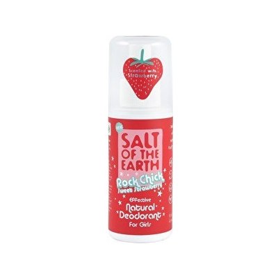 Ostatní Salt of the Earth Rock Chick Sweet Strawberry přírodní deodorant ve spreji Jahoda 100 ml