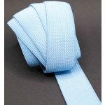 Barevná pruženka - modrá - šířka 2,5 cm – Zboží Dáma