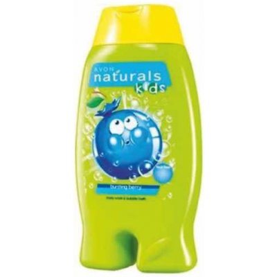 Avon Naturals Kids Bursting Berry Jemný sprchový gel a pěna do koupele 2v1 s borůvkou 250 ml – Zbozi.Blesk.cz