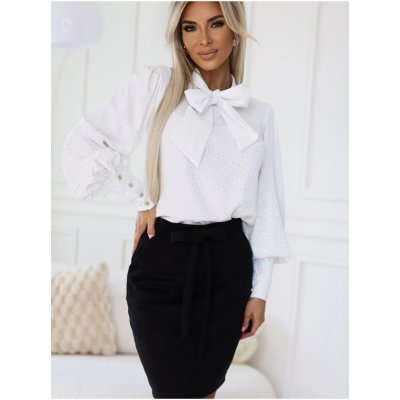 569-2 semišová sukně se zavazováním černá – Zboží Dáma