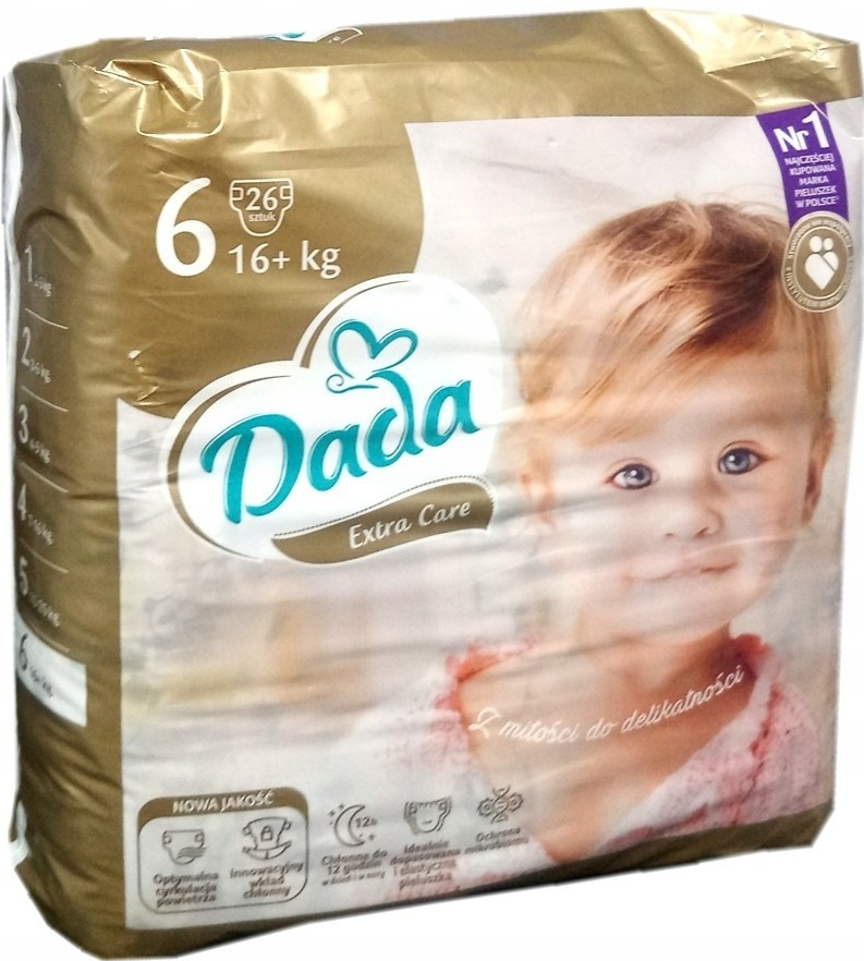 Dada Extra Care XL 6 16+ kg 3 x 26 ks