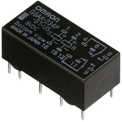 Aratas G6AK-274P-ST-US 24 VDC, G6AK-274P-ST-US 24 VDC relé do DPS, bistabilní, 2 cívky, 220 V/DC, 250 V/AC, 2 A, 1 ks – Hledejceny.cz