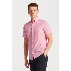 Gant košile reg broadcloth stripe BD SS růžová