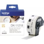 Brother 24mm, bílá, 1000 etiket, DK11218 – Zboží Dáma