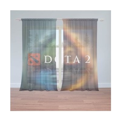 Sablio Záclony DOTA 2 Glow: 2ks 150x250cm – Hledejceny.cz