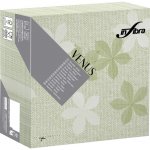 Infibra Ubrousky Venus Airlaid 40x40cm textilní BIO květiny zelená 50ks – Hledejceny.cz