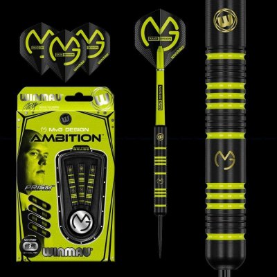 Winmau steel MvG Ambition 22g BRASS – Sleviste.cz