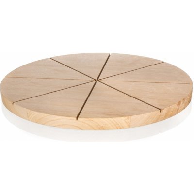 Banquet Prkénko krájecí dřevěné na pizzu BRILLANTE 32 x 1,5 cm – Zboží Mobilmania