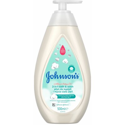 Johnson’s baby Cottontouch koupel a mycí gel 2v1 500 ml