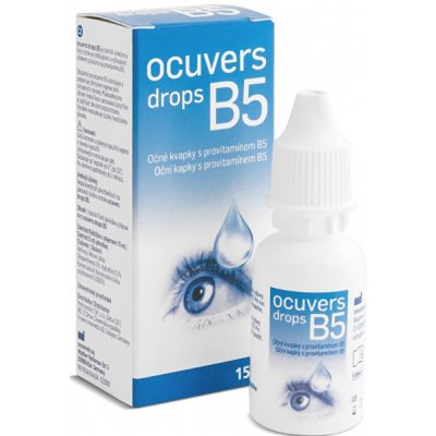 Ocuvers drops oční kapky s provitamínem B5 15 ml