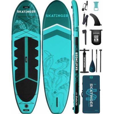 Paddleboard SKATINGER Octopus 335x86x15 cm Allround – Zboží Mobilmania