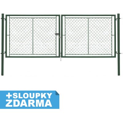 PILECKÝ Brána Ideal II šířka 3021mm, čtyřhranné pletivo 55x55mm FAB Výška v mm:: 1200 mm – Hledejceny.cz