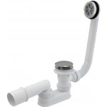 Alcadrain Sifon vaničkový, click/clack, kov A503KM – Sleviste.cz