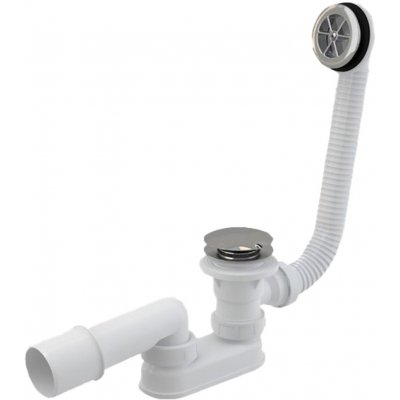 Alcadrain Sifon vaničkový, click/clack, kov A503KM – Sleviste.cz