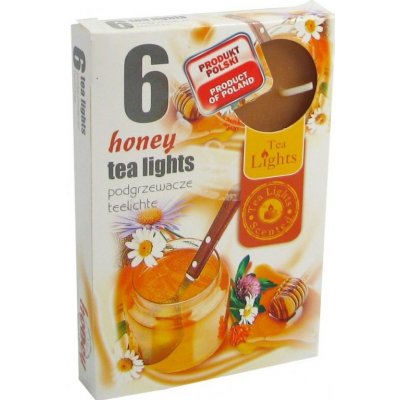 Admit Tea Lights Honey 6 ks