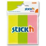 Hopax Stick'n Neon Notes - samolepicí záložky - 76x25 mm, 3x50 l. – Zboží Dáma