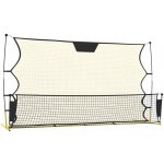 Vidaxl Fotbalový Rebounder Black and Yellow 183x85x120 cm Polyester – Zboží Dáma