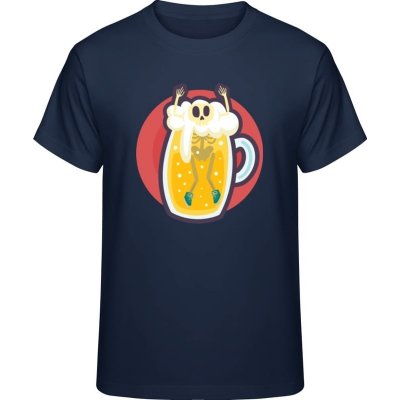 Premium tričko Design Smrtka v Pivu Námořnická – Zboží Mobilmania