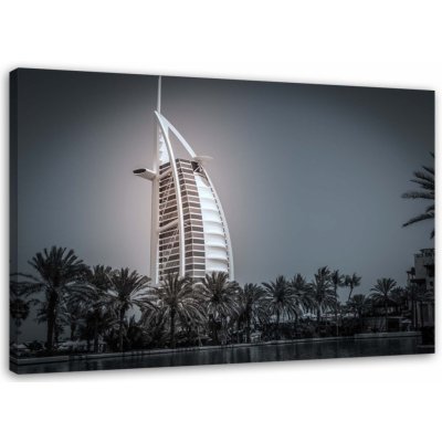 Obraz na plátně Hotel Burj Al Arab Dubai - 100x70 cm – Hledejceny.cz