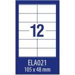 Europe 100 ELA021 105 x 48 mm papír bílá 1200 ks – Zboží Mobilmania