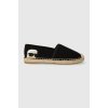 Dámské espadrilky Karl Lagerfeld Espadrilky KL80111N Černá