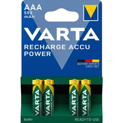 Varta Power AAA 550 mAh 4ks 56743101404 – Zboží Živě