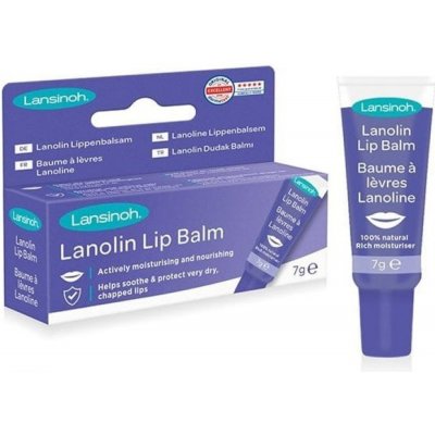 Lansinoh lanolínový balzám na rty 7 g – Zboží Dáma