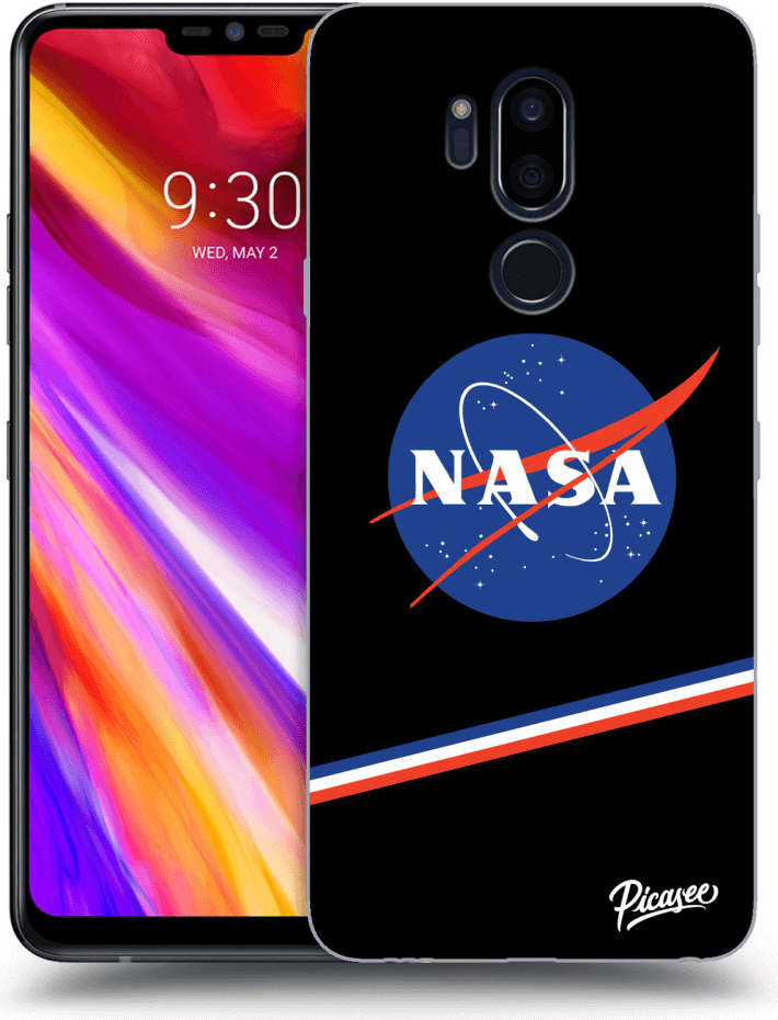 Pouzdro Picasee silikonové LG G7 ThinQ - NASA Original čiré