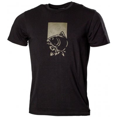 Nash tričko Make It Happen T Shirt Fish Logo black – Zboží Dáma