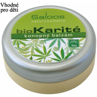 Saloos Bio Karité Konopný bio balzám 50 ml – Zbozi.Blesk.cz