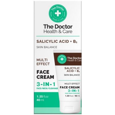 THE DOCTOR Health & Care SALICYLIC ACID + B5 Krém na obličej 3v1 40 ml – Zbozi.Blesk.cz