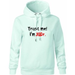 Trust me I´m JUDr. Věř mi jsem právník Oversized mikina dámská Moon kratší + širší Frost