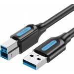 Vention COOBH USB 3.0 Male to USB-B Male Printer, 2m, černý – Zboží Živě