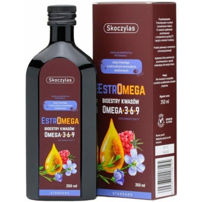 Purelab Marek Skoczylas Estromega, Bioestery Omega 3-6-9 Standardní kyseliny 250 ml Malina – Hledejceny.cz