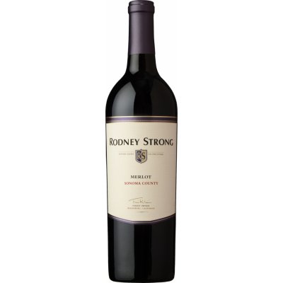 Rodney Strong Merlot Červené 2014 14,5% 0,75 l (holá láhev) – Zboží Mobilmania