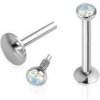 Piercing Šperky4U piercing do brady labreta opalit bílý LB01102-1206WH