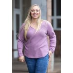 Italy fashion Dámský svetr COCOA Šalvějová, – Zboží Dáma