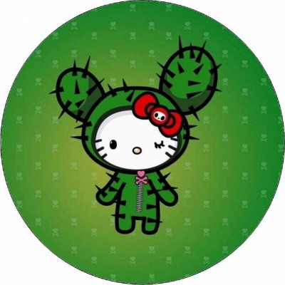 Jedlý papír Hello Kitty v kaktusovém kostýmu 19,5 cm - Pictu Hap – Hledejceny.cz