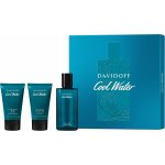 Davidoff Cool Water Man EDT 125 ml + 75 ml balzám po holení + 75 ml sprchový gel dárková sada – Zboží Mobilmania