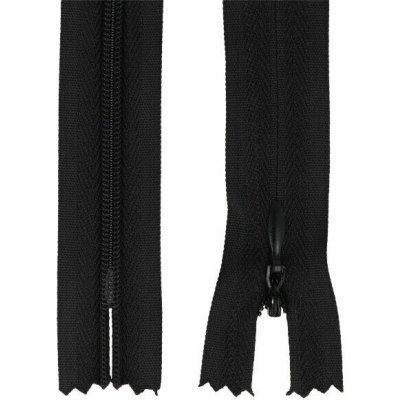 Zip spirálový skrytý 3 mm, 30 cm, nedělitelný, jezdec dekorativní - 332 – Hledejceny.cz