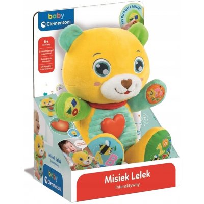 Clementoni Baby NOVÝ MLUVÍCÍ VZDĚLÁVACÍ MEDVÍDEK LELEK – Zboží Mobilmania