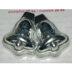 Kovovýroba Jeníkov Formička na cukroví ZVONEČEK, 3,8x3,5cm, 20ks – Zboží Dáma