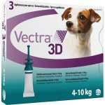 Vectra 3D Spot-On S pro psy 4-10 kg 3 x 1,6 ml – Hledejceny.cz