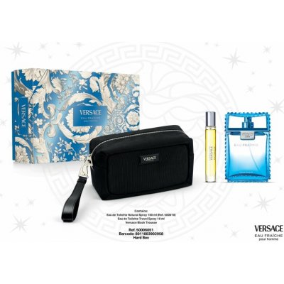 Versace Eau Fraîche Eau Fraîche EDT 100 ml + Eau Fraîche EDT 10 ml + kosmetická taška – Hledejceny.cz