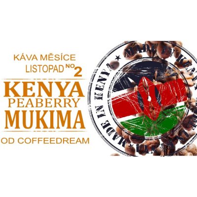 COFFEEDREAM KENYA PEABERRY Plus MUKIMA zrnková 1 kg – Hledejceny.cz