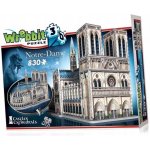 Wrebbit 3D puzzle Katedrála Notre-Dame 830 ks – Zbozi.Blesk.cz